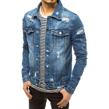 DStreet pánska jeansová bunda Leander nebesky modrá TX3618