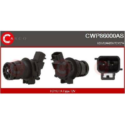 Vodní čerpadlo ostřikovače, čistění skel CASCO CWP86000AS