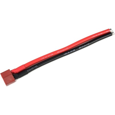 GForce Konektor zlacený Deans samice s kabelem 12AWG 10cm GF-1070-005