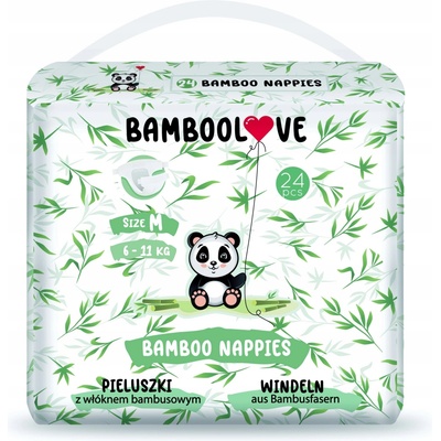 BAMBOOLOVE bambusové M 6-11kg 24ks