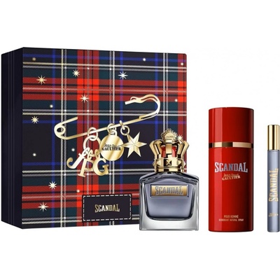 Jean Paul Gaultier Scandal Pour Homme Комплект с Парфюм EDT за мъже 100ml