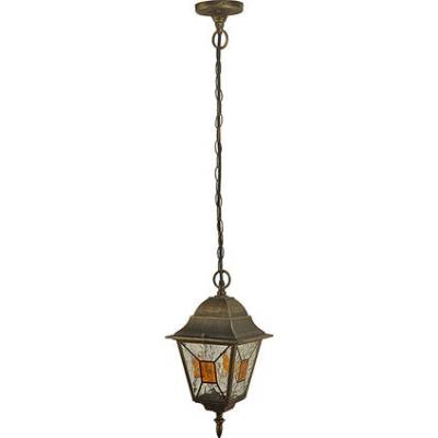BE LIGHT! ГРАДИНСКИ ФЕНЕР ВИСЯЩ ЗЛАТНА ПАТИНА e27 belight (3800231890343)