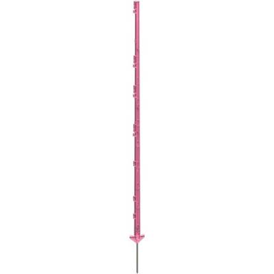 Plastový sloupek pro ohradník KERBL Color oboustranný, 156cm b.růžová