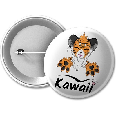Animerch placka MrTigerHD W 50 mm
