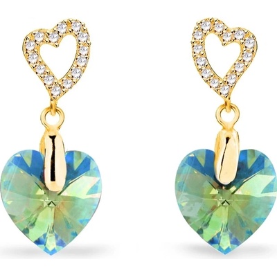 Spark se Swarovski Elements Amore KCSG622810ERSH Erinite Shimmer zelené