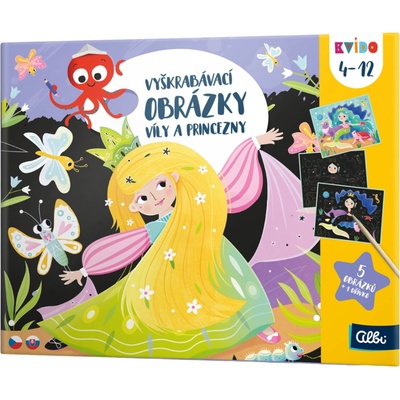 Albi Vyškrabávací obrázky: Víly a princezny Kvído – Zbozi.Blesk.cz