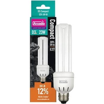 Arcadia D3+ Compact Reptile Lamp 23 W 12.0 UVB