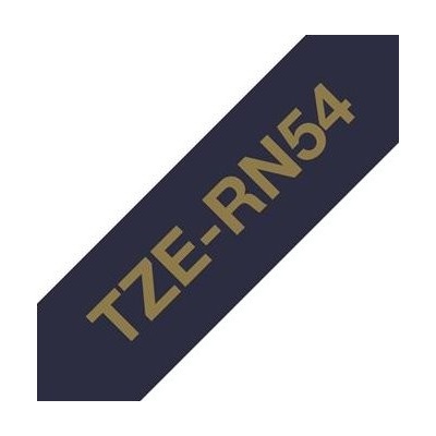 Brother TZe-RN54 námořní modrá / zlatá 24 mm