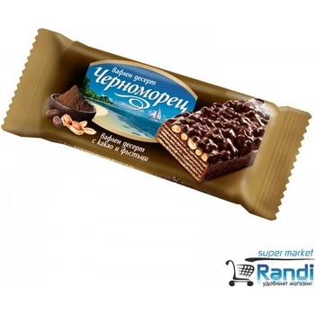 Черноморец Вафла Черноморец с какао и фъстъци 75гр