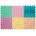 Ortek Масажна подложка Puzzle Mix Pastel 6 елемента (12740)