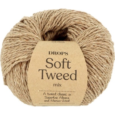 Drops Soft Tweed MIX 04 karamelová