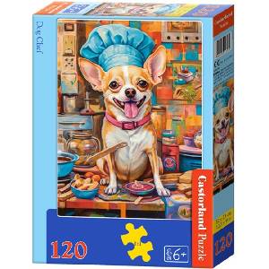Castorland Пъзел Castorland от 120 части - Куче готвач (B-13579-1) - ozone
