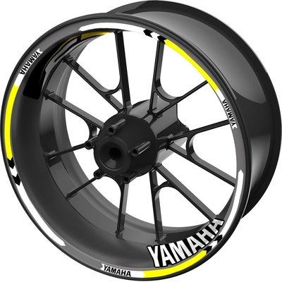 SEFIS sada farebných prúžkov EASY na kolesa Yamaha žltá