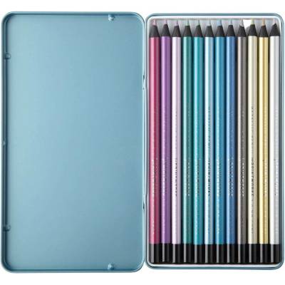 Printworks Color Pencils Metallic 12 pcs