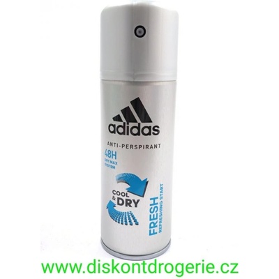 Adidas Cool & Dry 48 h 6 v 1 Men deospray 150 ml