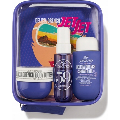Sol de Janeiro Delicia Drench Sol de Janeiro Delicia Drench hluboce hydratační tělové máslo pro suchou pokožku 50 ml + Sol de Janeiro Cheirosa '59 sprej na tělo a vlasy 30 ml + Sol de Jane