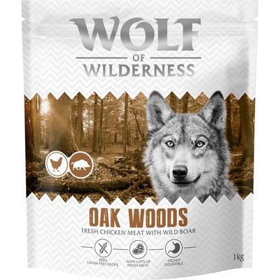 Wolf of Wilderness Adult "Oak Woods" divočák 4 x 1 kg