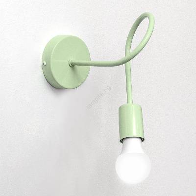 Helam Гъвкава стенна лампа OXFORD 1xE27/15W/230V зелена (HE1809)