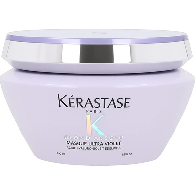 Kérastase Blond Absolu Masque Ultra-Violet неутрализираща интензивна грижа за изсветлена, мелирана коса 200 мл
