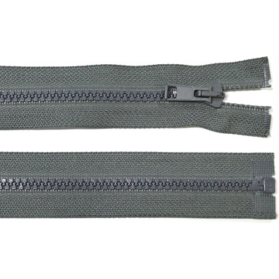Kostěný zip no.5 rozepínací 30cm bundový color: 719 šedá