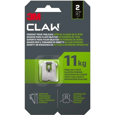 3M - claw háčky do sádrokartonu - nosnost 11 kg – Sleviste.cz