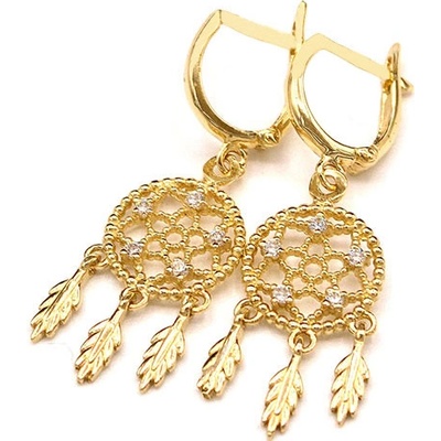 B&B Goldinvestic zlaté lapač snů se zirkony N5673-585/1000