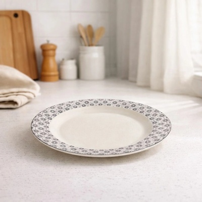 Bloomingville Kameninový talíř Elsa hluboký 28 cm