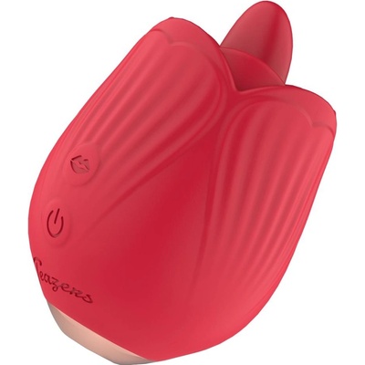 Teazers Rose Vibrator - Licking and Vibrating