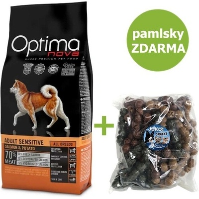 Optima Nova GF Adult Sensitive Salmon & Potato 12 kg