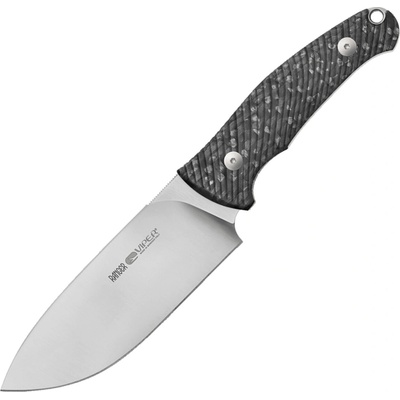 Viper RANGER Drop Point Satin N690Co, Carbon Fiber, Leather sheath VT4056FC