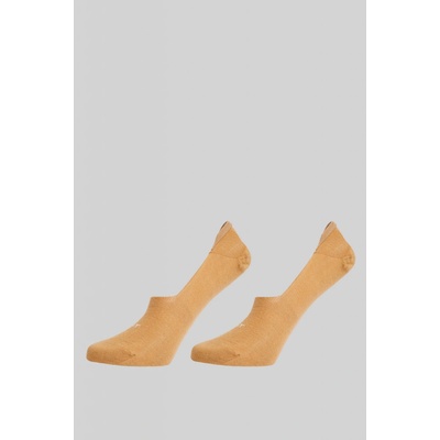 Gant ponožky INVISIBLE SOCKS 2-PACK hnedá