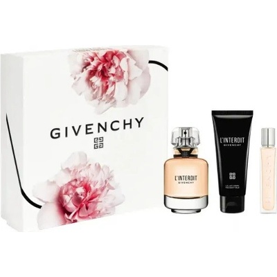 Givenchy L´Interdit SET: EDP 80 ml + EDP 12,5ml + Telové mlieko 75ml pre ženy