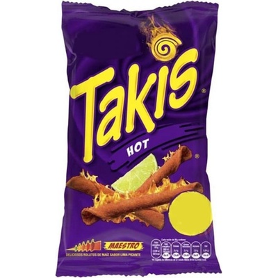 Takis Fuego kukuřičné tortilla chipsy s příchutí limetky a chilli 90 g – Zboží Mobilmania