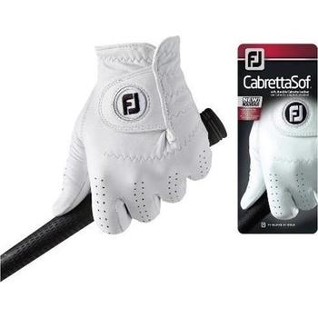 FootJoy CabrettaSof Regular Mens Golf Glove bílá Pravá M