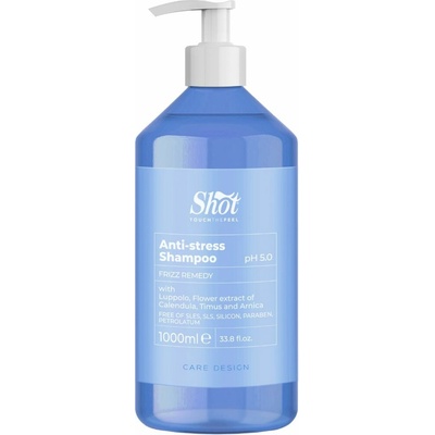 Shot AntiStress Shampoo - šampón proti krepateniu a pre namáhané vlasy AntiStress - šampón, 1000 ml