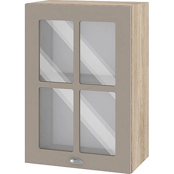 ИРИМ Горен кухненски шкаф Сити АРФ-Капучино мат-11-118 50 см