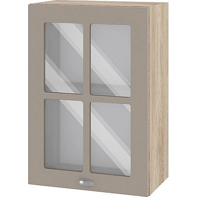 ИРИМ Горен кухненски шкаф Сити АРФ-Капучино мат-11-118 50 см