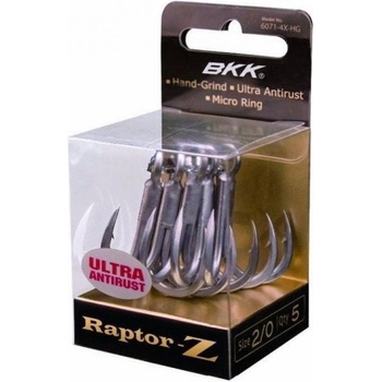 BKK Trojháčky Raptor Z Ultra Anti-Rust vel.4 5 ks