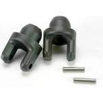 Traxxas Yokes, stub axle (2)/ pins (2), TRX5453 (TRX5453)