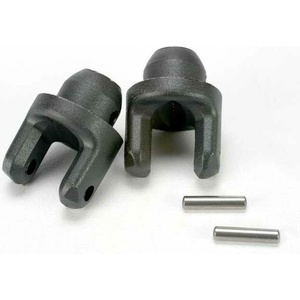 Traxxas Yokes, stub axle (2)/ pins (2), TRX5453 (TRX5453)