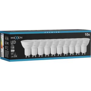 Mexen Nova 10x LED крушка GU10, 1, 5W, Неутрална - 4000K, 158 lm - L107-GU10-0140-01x10 (L107-GU10-0140-01x10)