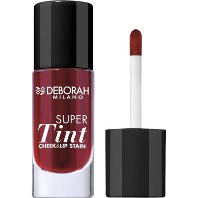 Deborah Milano tekutá lícenka a lesk na pery Super Tint Cherry 7,5 ml