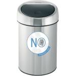 Brabantia Кошче за отпадъци Touch Bin матова стомана FPP 3 л (378645)