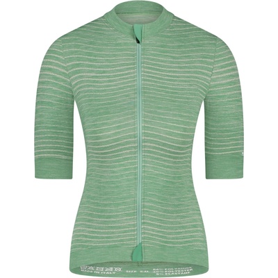 Shimano Дамска фланелка с къс ръкав за колоездене Shimano Women's Evolve Terra Seamless Short Sleeves Jersey Cycling jersey - Green - размер S/M (156-2603-0111)