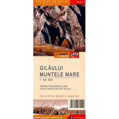 mapa Gilaului Muntele Mare 1:65 t.