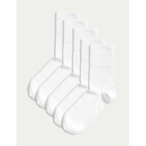 Marks & Spencer Чорапи 5 чифта Marks & Spencer | Byal | ЖЕНИ | 35 1/2-38