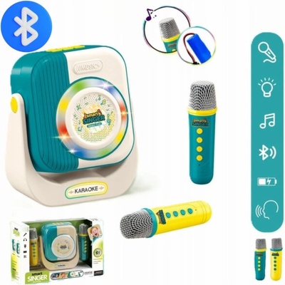 Bounn Dětská karaoke sada se dvěma mikrofony