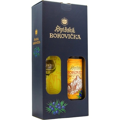 Spišská Borovička 40% 0,7 l (darčekové balenie 1 pohár)
