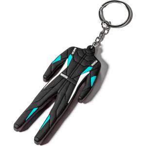 Sparco Racing Suit Keychain - Black (Black / Blue)