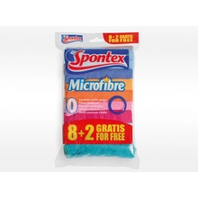 Spontex Microfibre utěrka 30 x 30 cm 8 + 2 ks